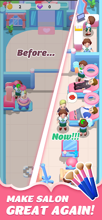 Game screenshot Idle Salon: Makeover Game mod apk