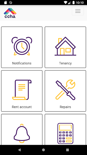 Android application MyCCHA screenshort