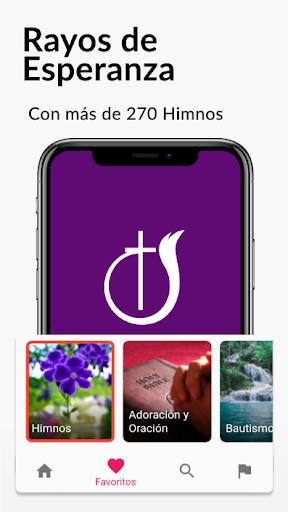 Android application Himnos Rayos de Esperanza screenshort
