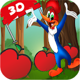 subway woody angry woodpecker : jungle adventures icon