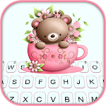 Cover Image of Unduh Floral Bear Cup Theme  APK