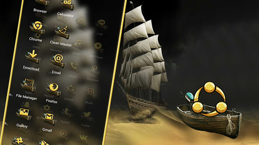Sand Ship Launcher Theme Screen 3