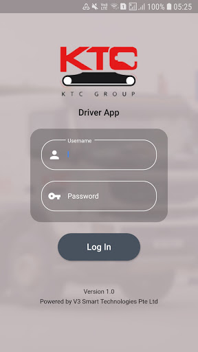 Android application KTC Driver App screenshort