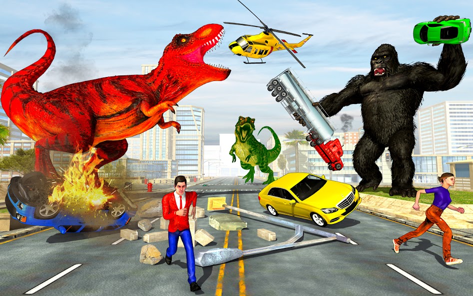 Gorilla city attack king Kong 1.0.0 APK + Mod (Free purchase) for Android