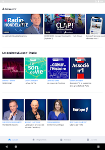 Screenshot 11 Europe 1: radio, podcast, actu android