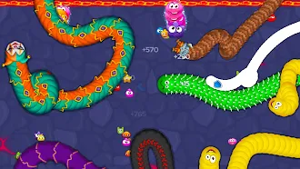 Game screenshot Worm Hunt - Snake game iO zone mod apk