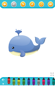whale coloring game