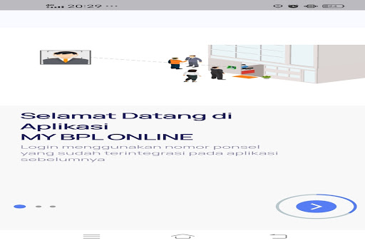 Android application MY BPL ONLINE screenshort
