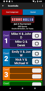 Scoreholio: Tournaments, Simplified. Varies with device APK screenshots 6