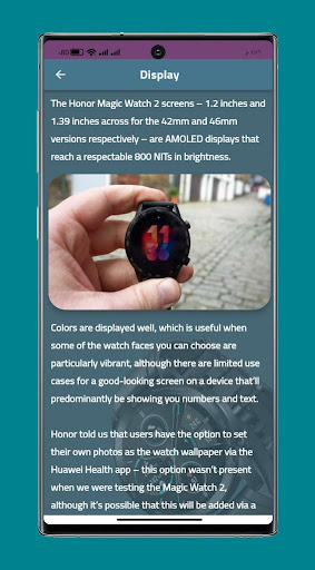 Android application honor magic watch 2 Guide screenshort