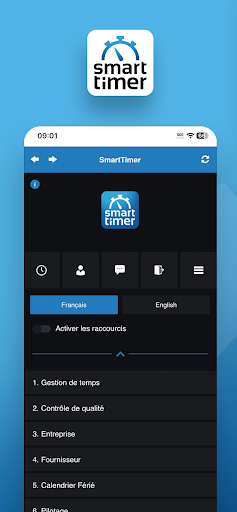 Android application SmartTimer screenshort