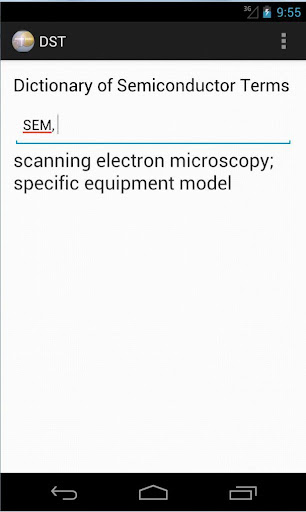 Dict of Semiconductor Terms Screen 3