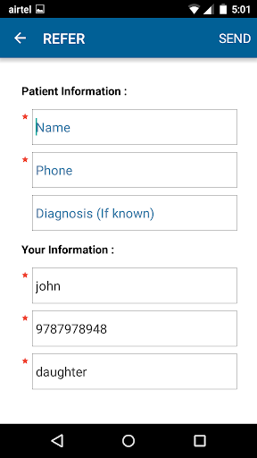 Cornerstone Hospice Referral Screen 3