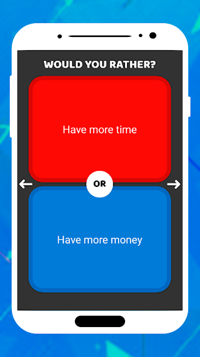 Android application Would you rather this or that? screenshort