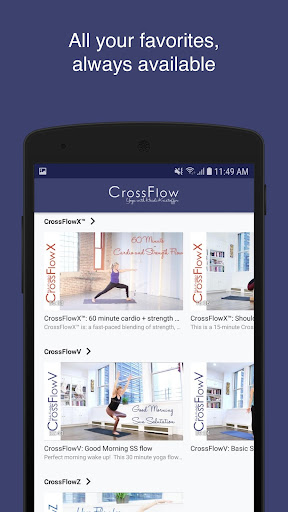CrossFlow Yoga Screen 3