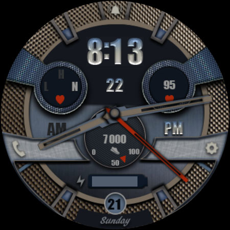 W-Design WOS040 - Watch Face Screen 2