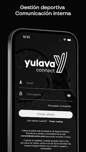Android application Yulava Connect screenshort