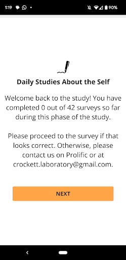 Android application Daily Studies About Parenthood screenshort