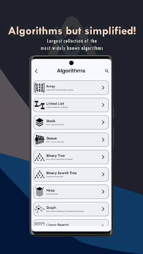 Android application Algorithms screenshort