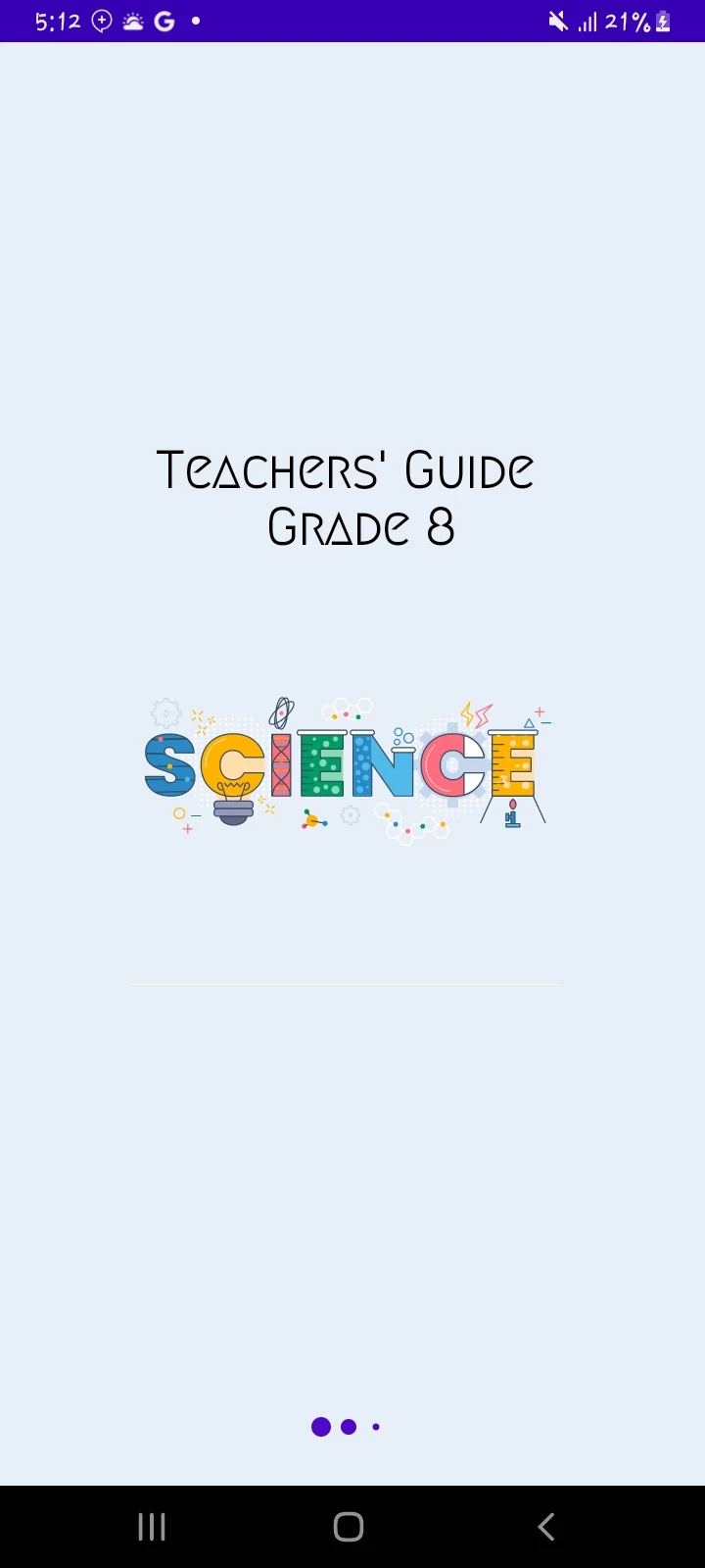 Teachers Guide Grade 8