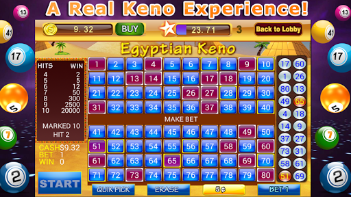 Lucky Keno Numbers Bonus Casino Games Free screenshots 9