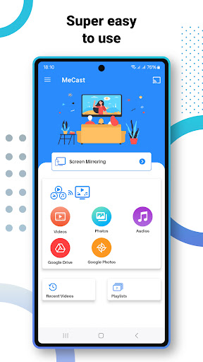 Android application Screen Mirroring – Cast to TV screenshort