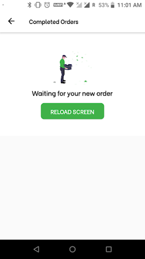 Android application Besty Food Delivery Partner screenshort