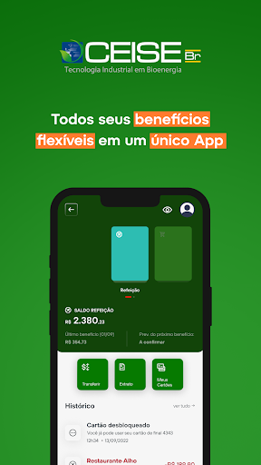 Android application Ceise Br Multibenefícios screenshort
