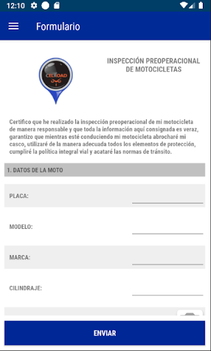 Android application CelRoad screenshort