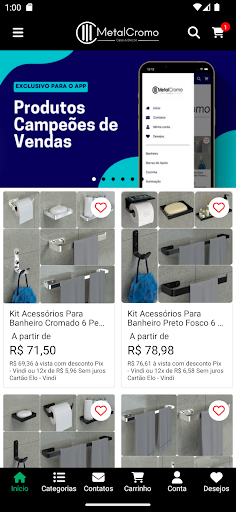 Android application Metalcromo screenshort