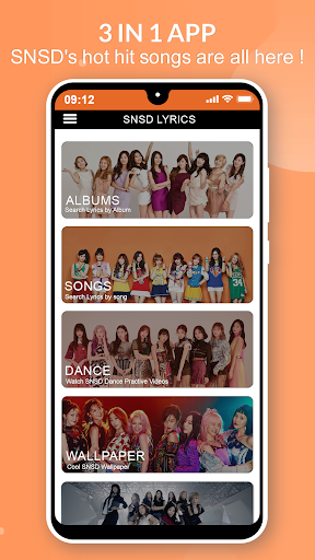 SNSD All Lyrics & Wallpaper Screen 2