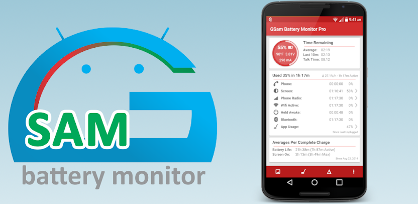 GSam Battery Monitor Pro v3.44 build1903440 Patched
