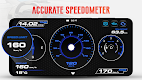 screenshot of GPS Speedometer OBD2 Dashboard