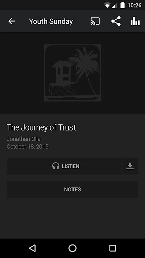 Seaside Community Church App Screen 2