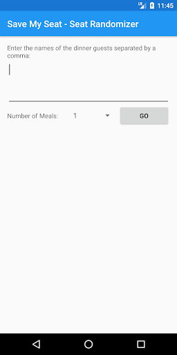 Android application Save My Seat - Seat Randomizer screenshort