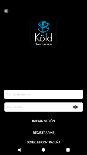 Android application Hielo Kold screenshort