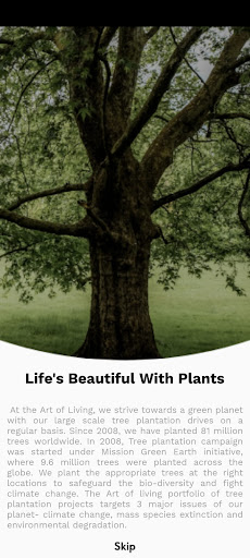 Android application Vruksha screenshort