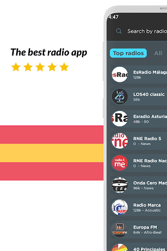 FM radios from Spain Screenshot 1 - AppWisp.com