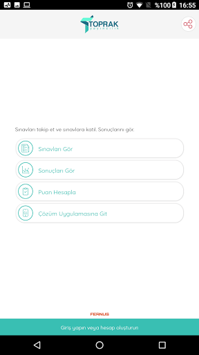 Toprak Mobil Sınav Screen 3