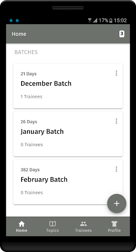 Android application VLearn Mentor screenshort
