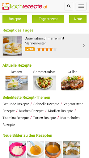 Android application Kochrezepte.at Kochen & Backen screenshort