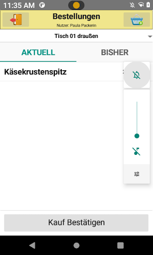 PCG Bistro App Screen 2