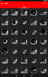 Half Light Black Icon Pack ✨Free✨