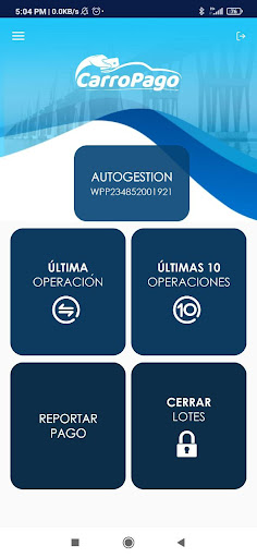 Carropago Operaciones Screen 2
