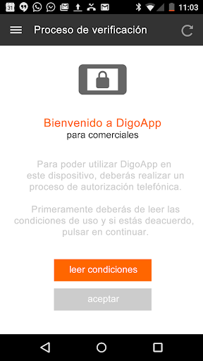 Android application DigoApp screenshort