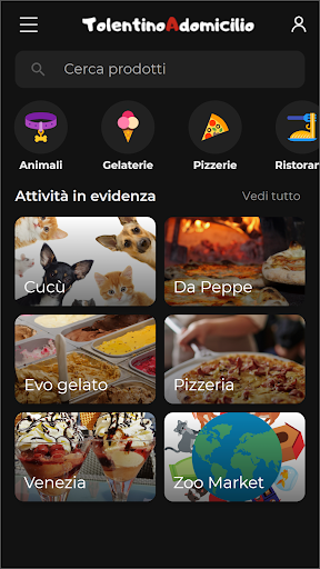 Android application Tolentino a Domicilio screenshort