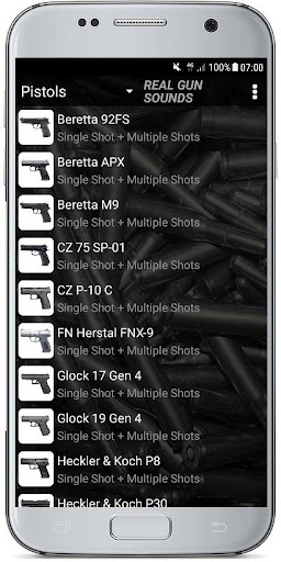 REAL GUN SOUNDS Screen 3