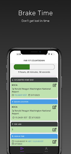 BrakeTime Part 117 Calculator Screenshot 1 - AppWisp.com