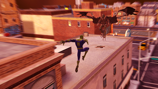 Android application Spider rope flying hero screenshort