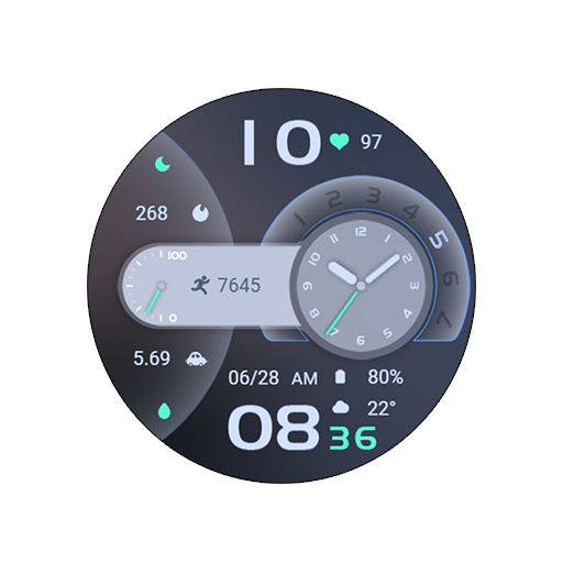 Misty Blue Dream For Wear OS - AppWisp.com